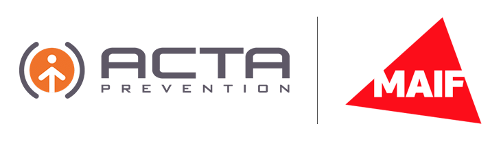 logos Acta prévention et MAIF